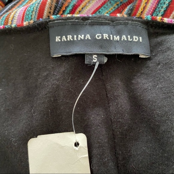 Karina Grimaldi Multi Color Stripe Mini Dress - Picture 5 of 7